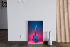 Jazz Electric Guitar Wall Art