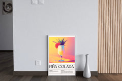 Pina Colada Cocktail Wall Art