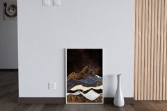 Marbled Peaks Modern Wall Art