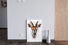 Watercolor Deer Animal Wall Art