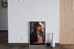 An Anime School Girl in Uniform  Wall  Art