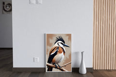 Watercolor Painting of Jay Bird Wall Art