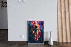 An Astronaut in Colorful Space Artwork - beink online art store