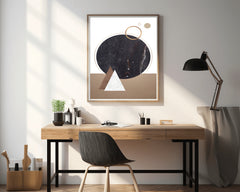 Geometric Circle Abstract Wall Art