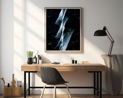 Strong Energy Flash Abstract Wall Art