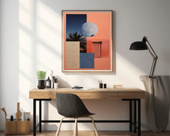 Creative 3D Moon Abstract Wall Art