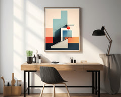 Creative Shape Background Abstract Wall Art