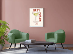 Dirty Martini Cocktail Wall Art