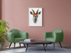 Watercolor Deer Animal Wall Art