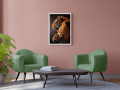 Tiger Lion Cheeta Face Picture Wall Art