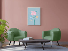 Painting Fantasy Flowers Wall Art