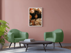 A Woman Among Flowers Wall Art