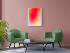 Fire Color Background Abstract Wall Art