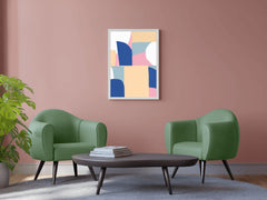 Abstract Geometric Shapes Wall Art