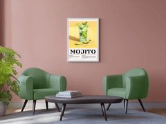 Glass of Mojito Cocktail Wall Art