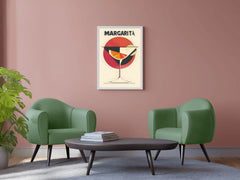 Red Margarita Cocktail Wall Art