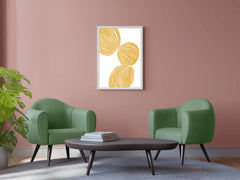 Yellow Braid Wall Art