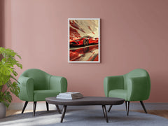 Red Ferrari F8 Wall Art