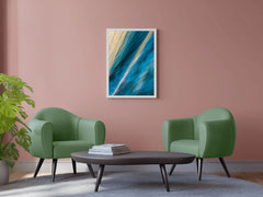 Sea Waves Abstract Wall Art