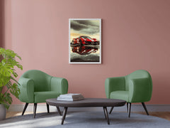 Ferrari488 Pista Red Wall Art