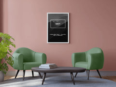 Grit Motivational Quote Wall Art