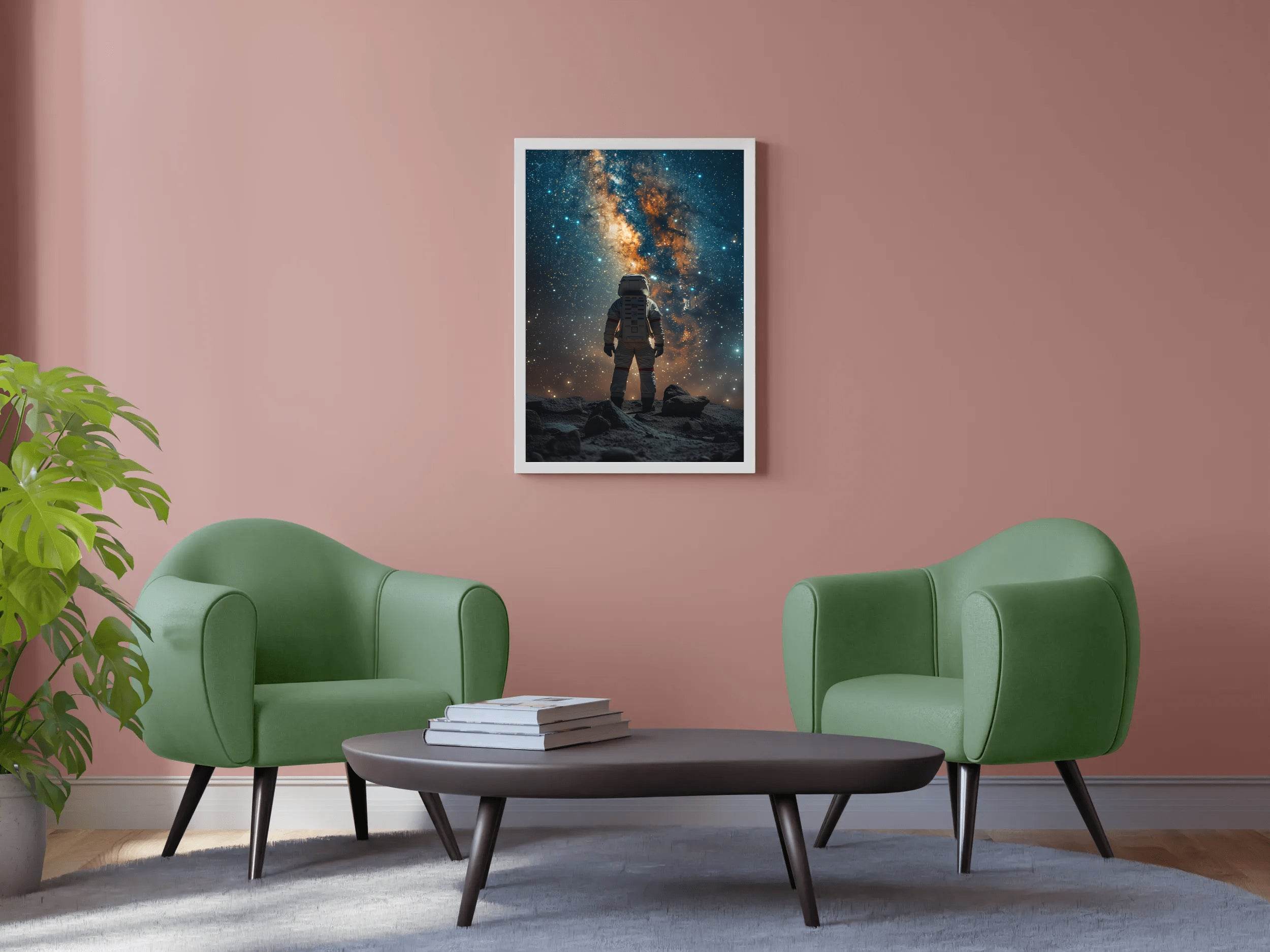 Astronaut in space Wall Art - beink online art store