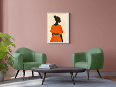 Black Women Textured Wall Art