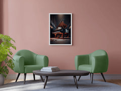 Grand Luxury Piano In The Theater Wall Art