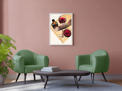 Glass of Champagne and Wine Wall Art