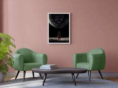 Master Flame Space Themed Classic Aesthetic Wall Art Poster for Living Room, Home & Wall Decor - Space | Astronaut | Earth | Science - beink online art store