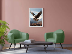 Bald Eagle Wild View Wall Art - beink online art store