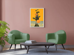 Modern Elegant Lady Abstract Wall Art