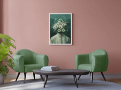 Bloom Within Human Body Wall Art