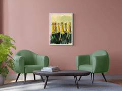 Champagne Bottles Wall Art