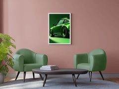 Porsche Carrera Coupe Green Wall Art