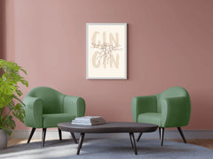 Gin Gin Cocktail Wall Art