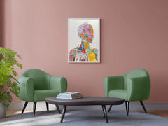 Colorful Anatomy- Oil Paint Women Wall Art