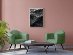 Choppy Water Black and White Wall Art