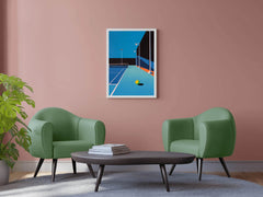 Tennis Court Art Print - beink online art store