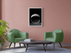 Lense Ball Black & White Wall Art