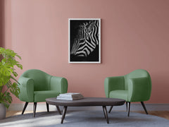 Zebra Black & White Wall Art