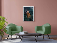 Finnish Spitz Animal Wall Art - beink online art store
