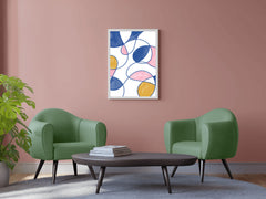 Colorful Lines Poster Wall Art