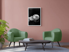 Sea Otter Black & White Wall Art