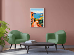 Beach House Painting Wall Art - beink online art store