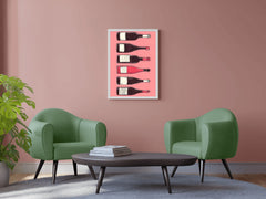 Wine & Cocktail Bottles Wall Art