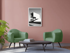 Black And White Villa Wall Art