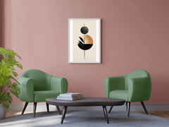 Geometric Circular Shape Abstract Wall Art