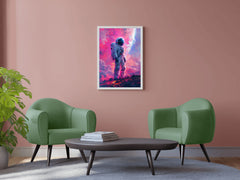 An astronaut in the space wall art - beink online art store