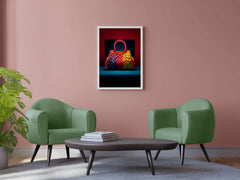 Colorful Knitted Bag Wall Art